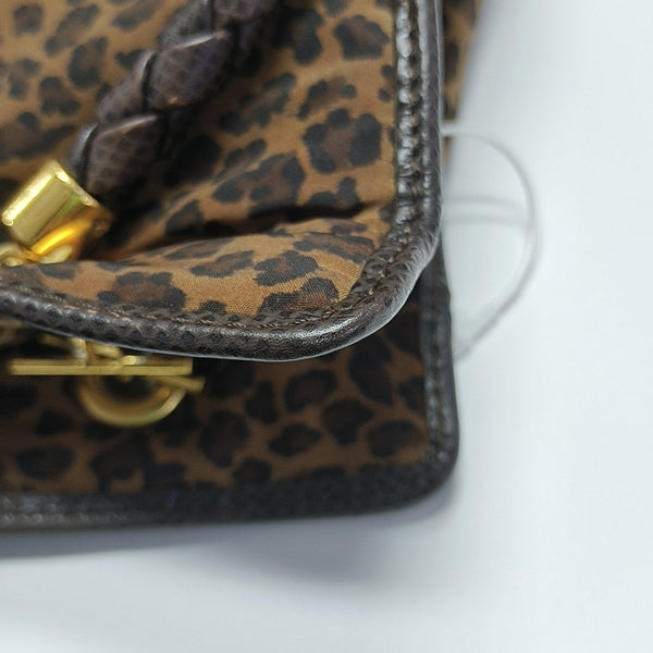 Fabric Tote Bag Brown