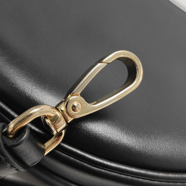 Calfskin Shoulder Bag Black