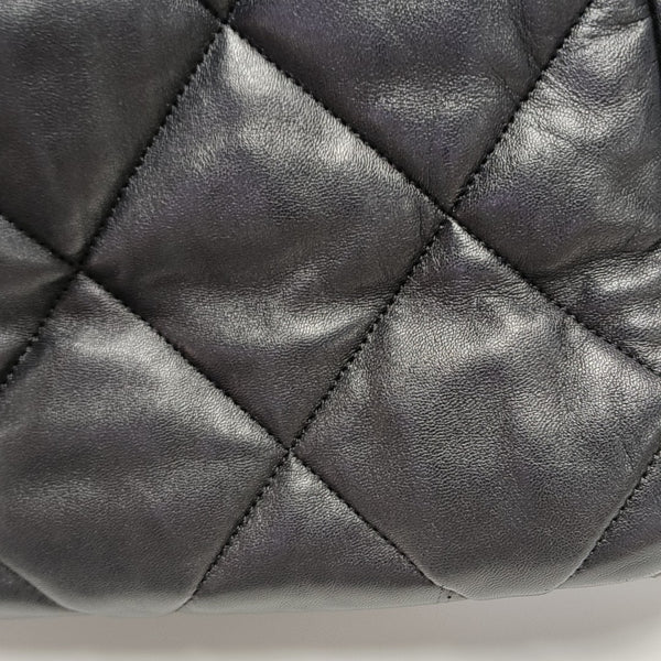 CHANEL 19 Large Quilted Lambskin Black