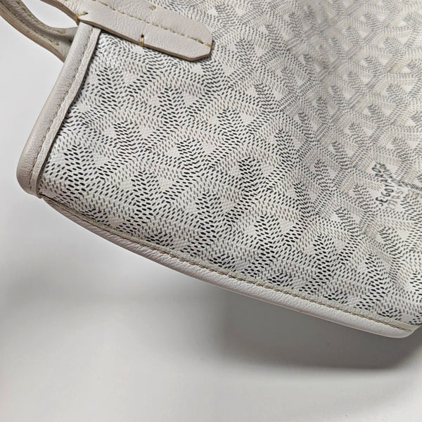 Anjou Mini Coated Canvas White