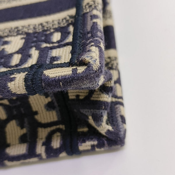 Book Tote Mini Canvas Blue
