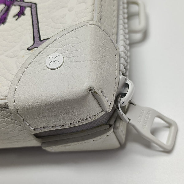 WALLET TRUNK Calfskin White