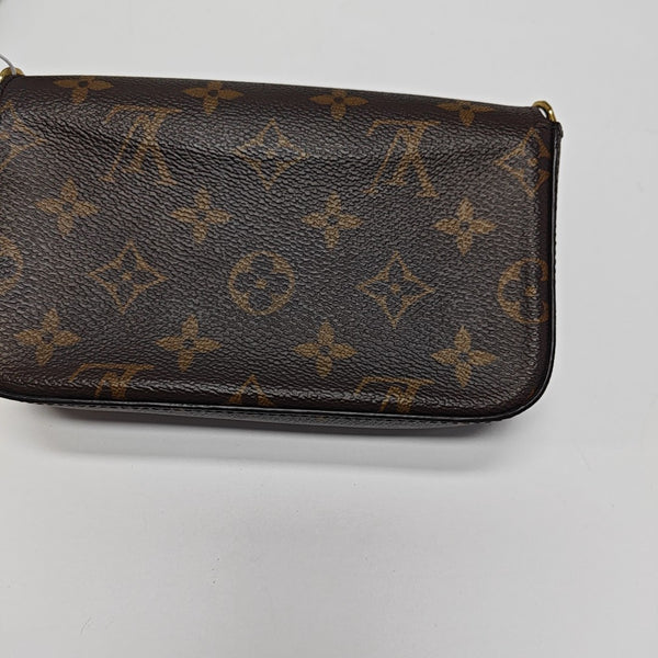 FÉLICIE Monogram Coated Canvas Brown