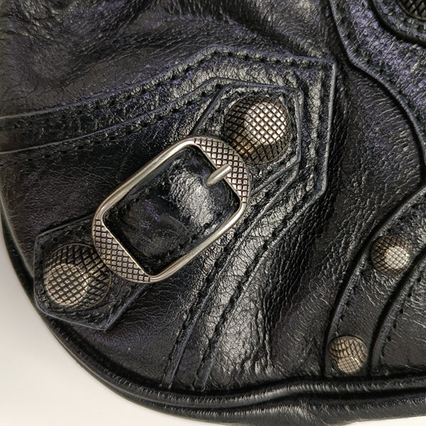 Le Cagole Mini Lambskin Black