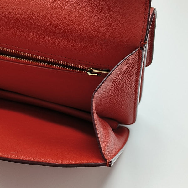 SYMMETRICAL Calfskin Red
