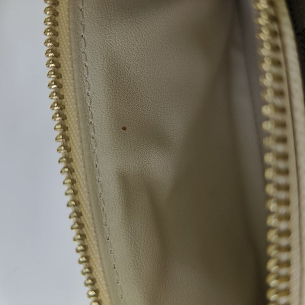 EMILIE Damier Azur Coated Canvas White Wallet