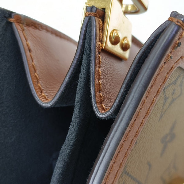 DAUPHINE Mini Monogram Coated Canvas Brown
