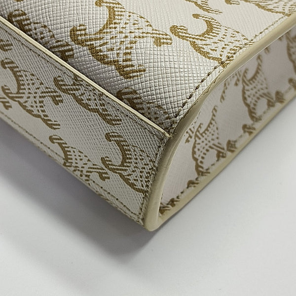 CABAS CELINE Mini Coated Canvas White