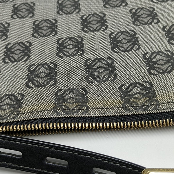 Monogram Coated Canvas Gray