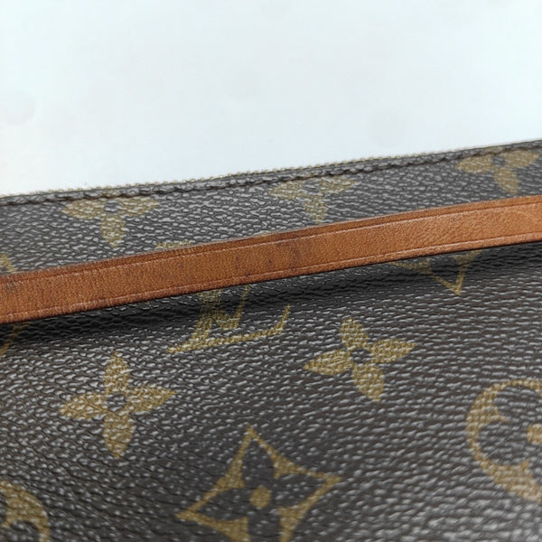 ACCESSOIRES Monogram Coated Canvas Brown