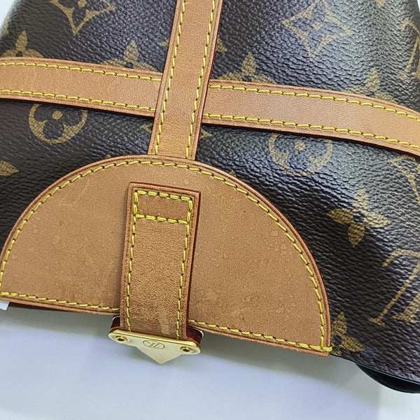 DUFFLE Monogram Coated Canvas Brown