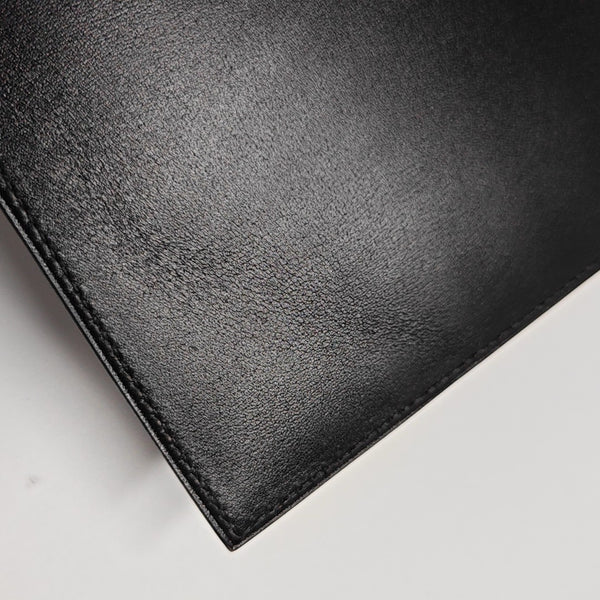 Box Calf Card Holder Black