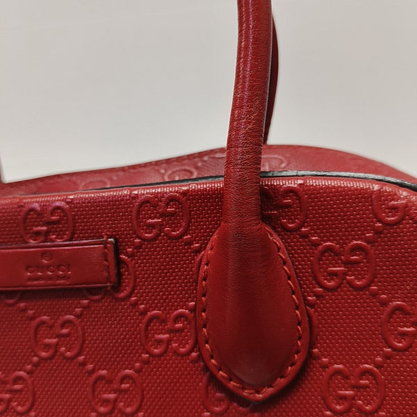Microguccissima Calfskin Red