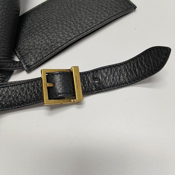 LE 5 À 7 Mini Deer Leather Black