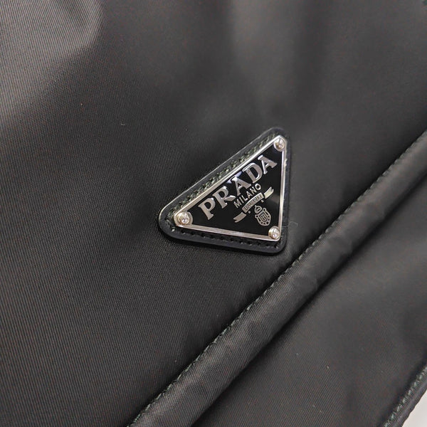 Nylon Shoulder Bag Small Black