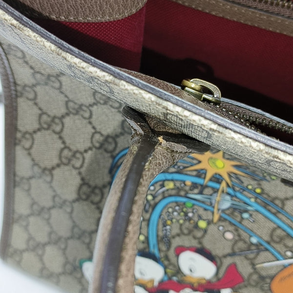 Disney X Gucci Monogram Coated Canvas Beige