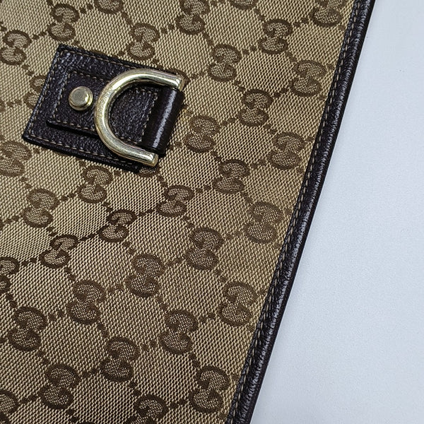 Abbey Monogram Canvas Brown