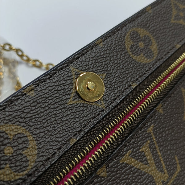 WEEK-END Monogram Coated Canvas Brown
