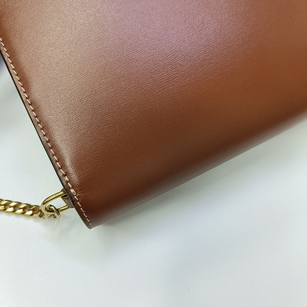 TRIOMPHE Small Calfskin Brown