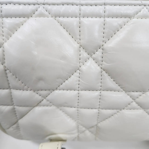 Diorcamp Small Cannage Calfskin White