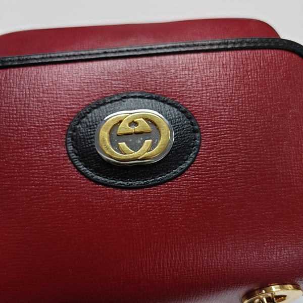 Calfskin Shoulder Bag Red