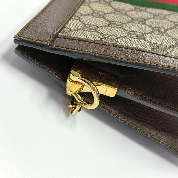 Authenticated pre-owned Ophidia Small Monogram Coated Canvas Beige - Shoulder Bag at Looply
