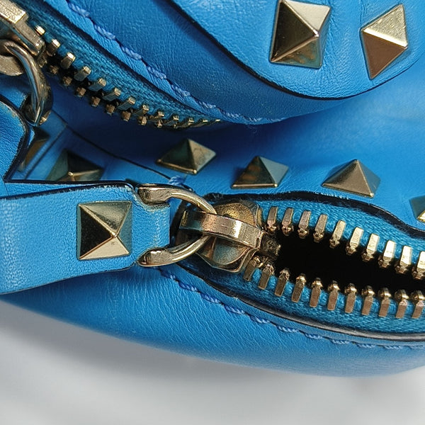 Rockstud Mini Calfskin Blue