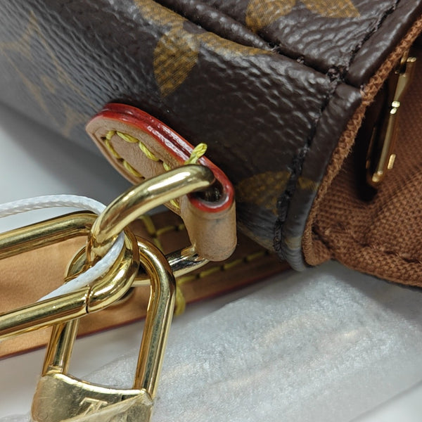 IVY Monogram Coated Canvas Brown