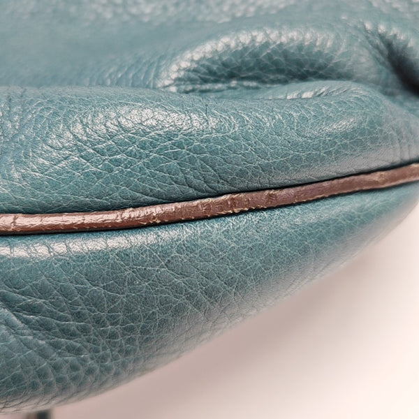 Calfskin Top Handle Bag Green
