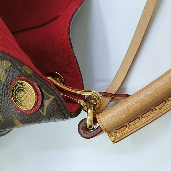 GAIA Monogram Coated Canvas Brown