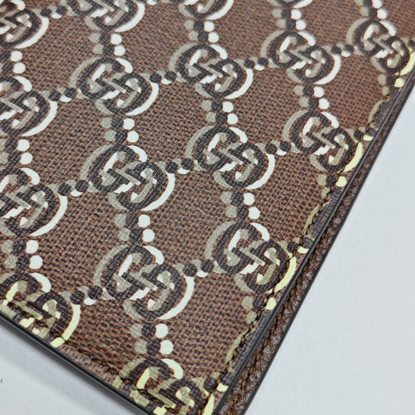 Monogram Coated Canvas Wallet Brown