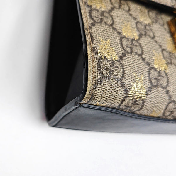 Authenticated pre-owned Padlock Small Monogram Coated Canvas Beige - Shoulder Bag at Looply