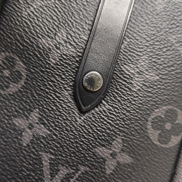DOUBLE Monogram Coated Canvas Gray