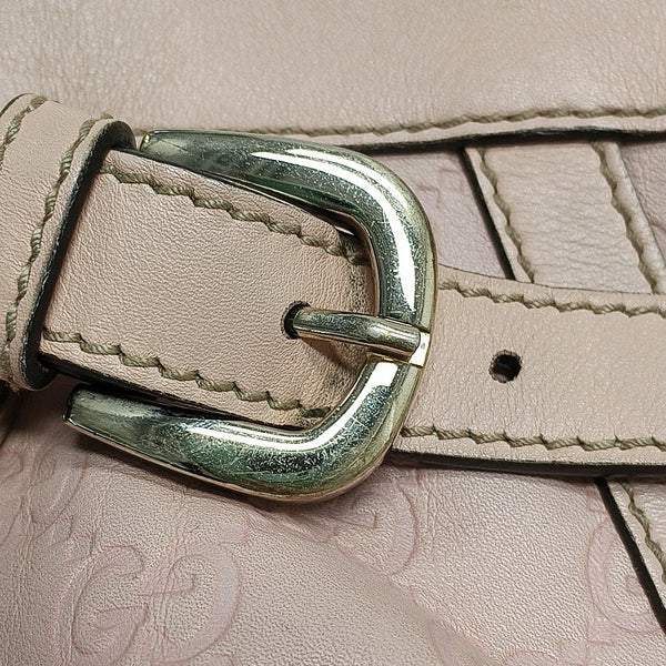 Monogram Calfskin Tote Bag Pink