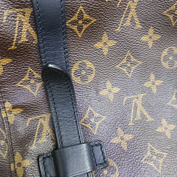 CHRISTOPHER MM Monogram Coated Canvas Brown