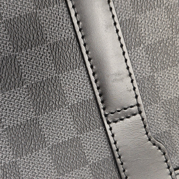 Damier Graphite Coated Canvas Shoulder Bag Gray