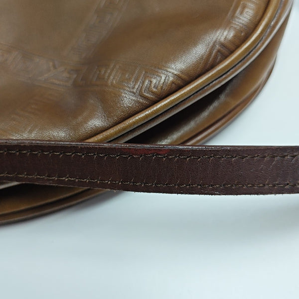Calfskin Shoulder Bag Brown