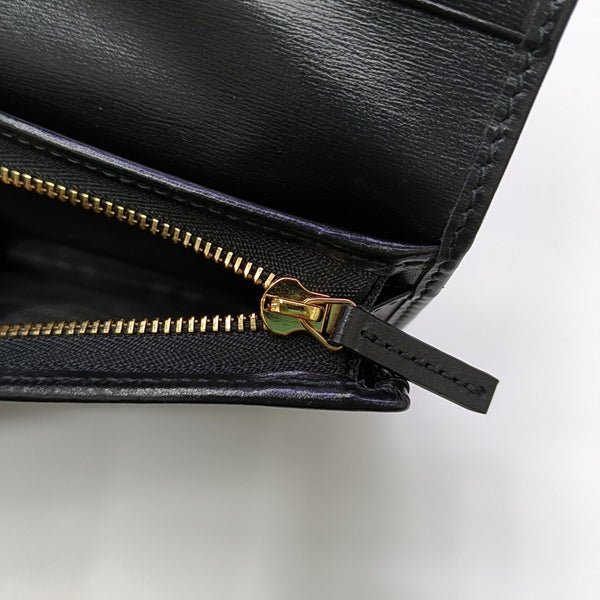 Horsebit 1955 Small Calfskin Black Wallet