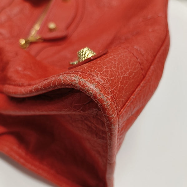 Classic City Medium Lambskin Orange