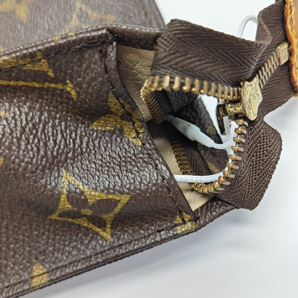 TOILET POCKET 26 Monogram Coated Canvas Brown