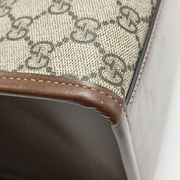 Retro Medium Monogram Coated Canvas Black