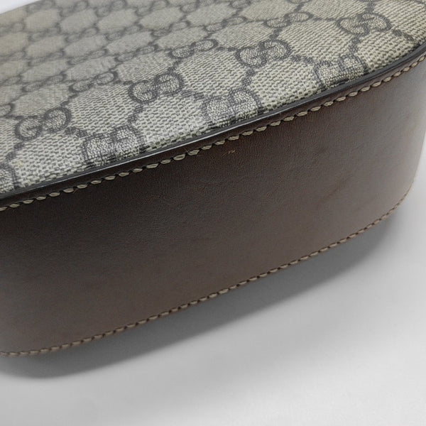 Monogram Coated Canvas Shoulder Bag Beige