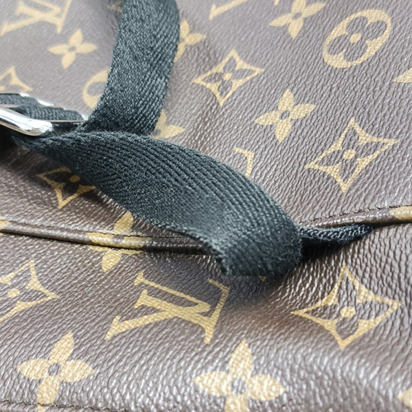 CHRISTOPHER PM Monogram Coated Canvas Brown