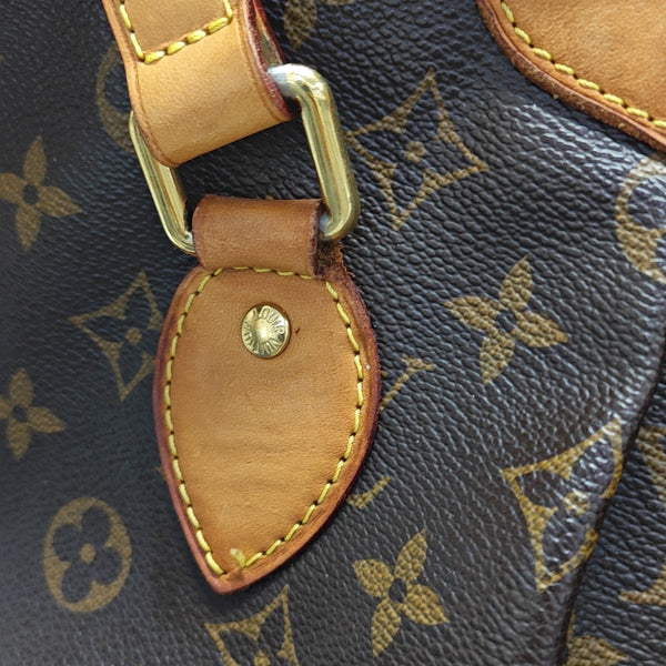 PALERMO PM Monogram Coated Canvas Brown
