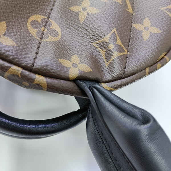 PALM SPRINGS PM Monogram Coated Canvas Brown