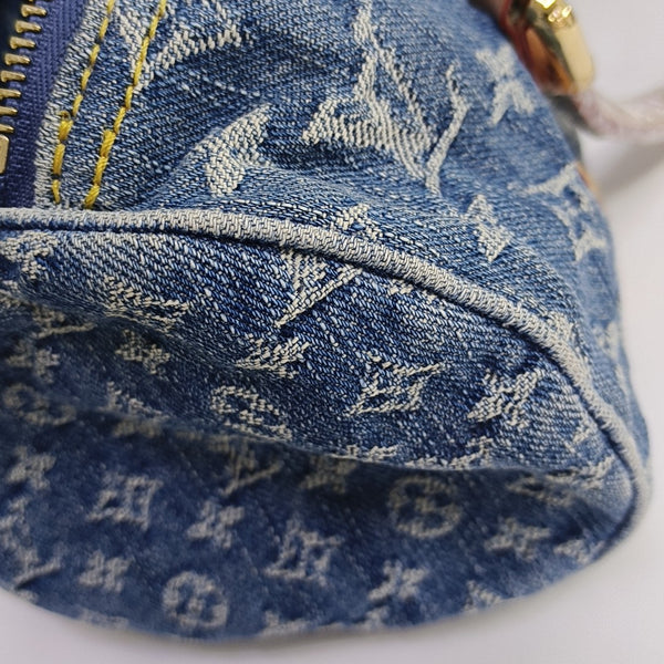 PAPILLON 26 Monogram Denim Blue