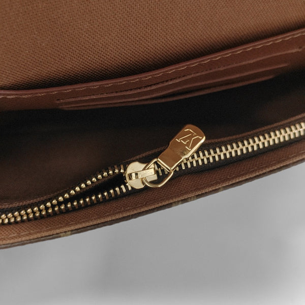 IVY Monogram Coated Canvas Brown