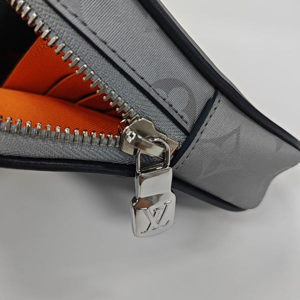 ALPHA Monogram Coated Canvas Silver