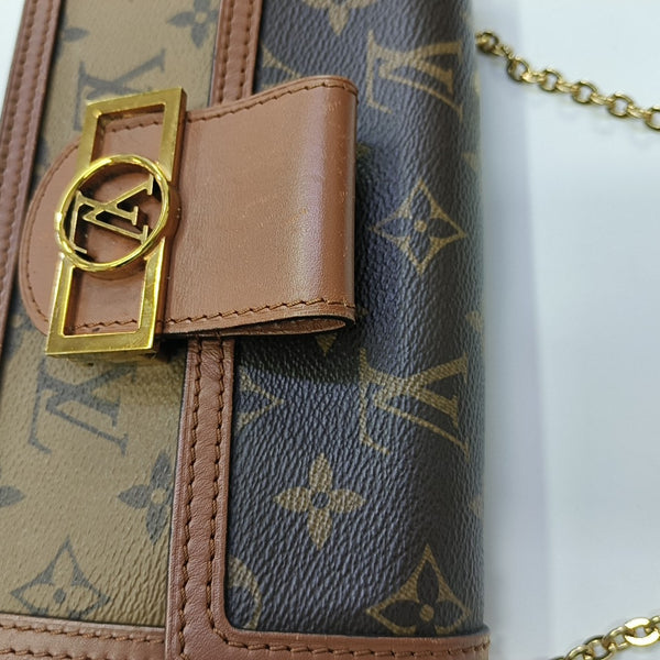 DAUPHINE WOC Monogram Coated Canvas Brown