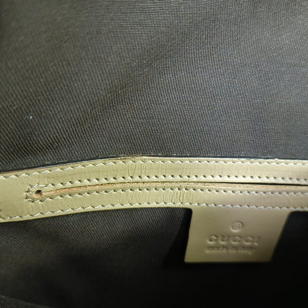 Monogram Coated Canvas Shoulder Bag Beige